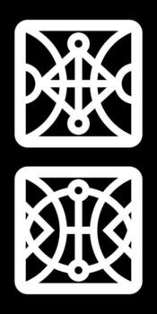 simple geometric pattern for background, decoration, panel, and CNC cutting vector