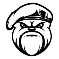 Bulldog Army Outline Version vector