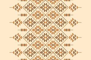 Carpet tribal pattern art. Geometric ethnic seamless pattern traditional. American, Mexican style. Design for background, wallpaper, illustration, fabric, clothing, carpet, textile, batik, embroidery. vector