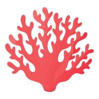 Coral Design flat style illustration vector