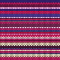 A lined textiles of Blanket stripes in seamless patterns and texture style. colorful shapes traditional pattern on dark Background used for fashion and clothes vector