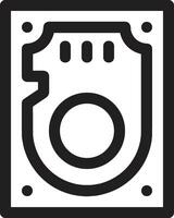 Storage data icon symbol image for database illustration vector