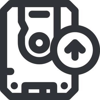 Storage data icon symbol image for database illustration vector