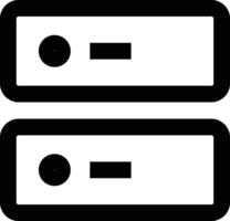 Storage data icon symbol image for database illustration vector