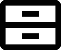Storage data icon symbol image for database illustration vector