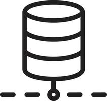 Storage data icon symbol image for database illustration vector