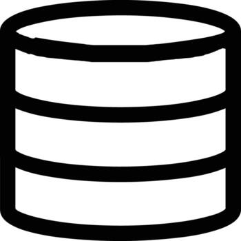 Storage data icon symbol image for database illustration vector