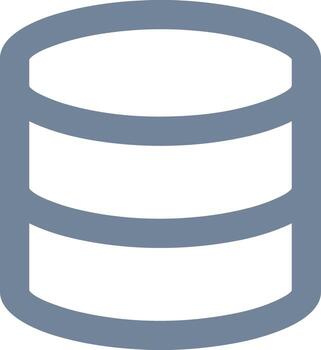 Storage data icon symbol image for database illustration vector