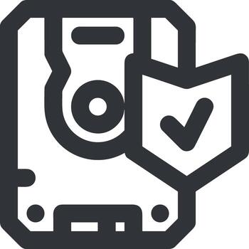 Storage data icon symbol image for database illustration vector