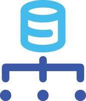 Storage data icon symbol image for database illustration vector