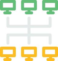 Storage data icon symbol image for database illustration vector