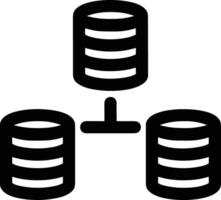 Storage data icon symbol image for database illustration vector