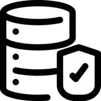 Storage data icon symbol image for database illustration vector