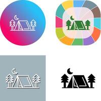 Tent Icon Design vector