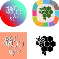 Honeycomb Icon Design vector