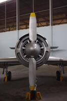 old fighter plane propeller photo