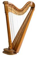 Classical harp orchestra music instrument photo