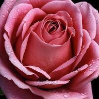 Rose Rosa spp. , hyper realistic, hyper detailed, close up - 1 photo