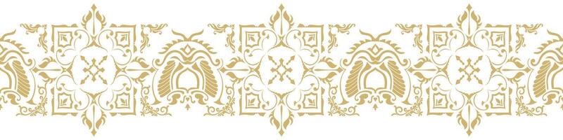 Decorative patterns, ornaments, carpets, borders, gold, picture frames, vintage graphic elements. vector