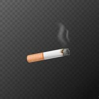 Cigarette icon realistic vector