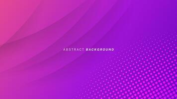 Pink and purple wavy gradient shape modern abstract background vector