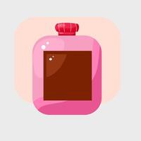 Bottle detergent rectangle vector