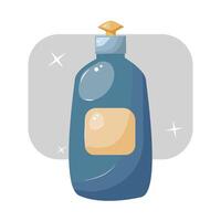 detergente botella líquido bomba vector