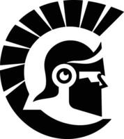 Spartan vintage logo vector