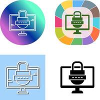 Password Icon Design vector