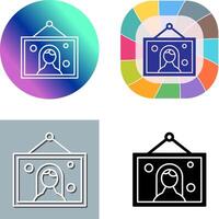 Wedding Photo Icon Design vector