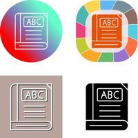 Book Icon Design vector