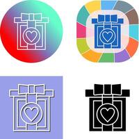 Gift Box Icon Design vector