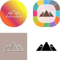 Mountain Icon Design vector