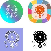 Wall Clock Icon Design vector