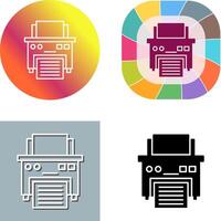 Printer Icon Design vector