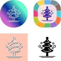 Pine Tree Icon Design vector