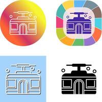 Cable Car Icon Design vector