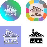 Cabin Icon Design vector