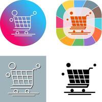 Trolley Icon Design vector