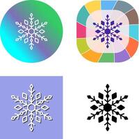 diseño de icono de copo de nieve vector