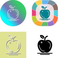 diseño de icono de manzana vector