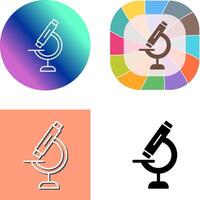 Microscope Icon Design vector