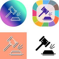 Gavel Icon Design vector