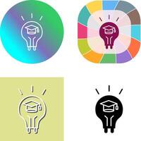 Light Bulb Icon Design vector