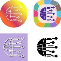 Network Icon Design vector
