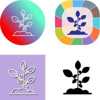 Sprout Icon Design vector