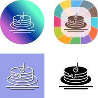 Pancake Icon Design vector