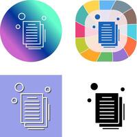 Document Icon Design vector