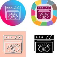 Eye Icon Design vector