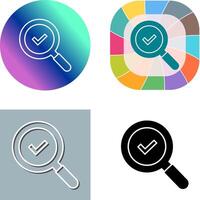 Magnifying Glass Icon Design vector